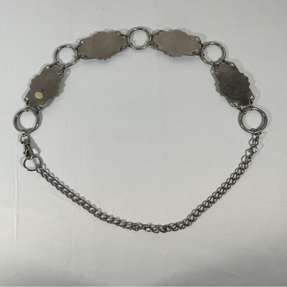 Elegant Silver and Blue Belt - Picture 3 of 8